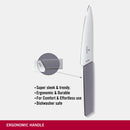 Victorinox Swiss Made Swiss Modern Stainless Steel Carving Knife for Chefs & Home Use, 15cm, Lavender Lilac