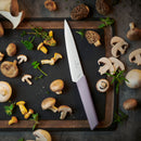 Victorinox Swiss Made Swiss Modern Stainless Steel Carving Knife for Chefs & Home Use, 15cm, Lavender Lilac