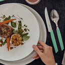 Victorinox “Swiss Modern” Set of 6 Table Spoon, Stainless Steel, Mint Green, Swiss Made