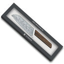Victorinox Damast Steel Chopping Knife with Straight Edge, 17 cm, Brown, Swiss Made
