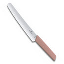 Victorinox Swiss Modern Bread & Pastry Knife, Stainless Steel, 22 cm, Apricot Rose, Swiss Made