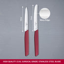 Victorinox Swiss Modern Paring Knife Set of 2, Tomato and Paring Knives, Berry, Limited Edition, Swiss Made