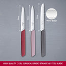 Victorinox Swiss Modern Paring Knife Set of 3, Tomato and Paring Knives, Flower, Limited Edition, Swiss Made