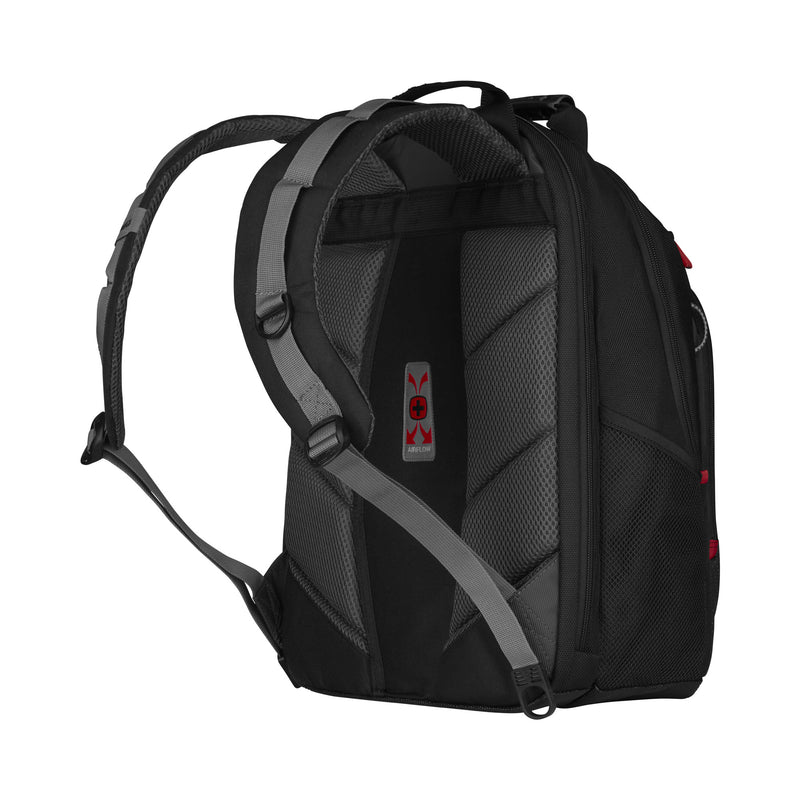 Wenger, Legacy 16 Inch Laptop Backpack,21 Liters Black / Grey, Swiss Designed-Blend of Style and Function