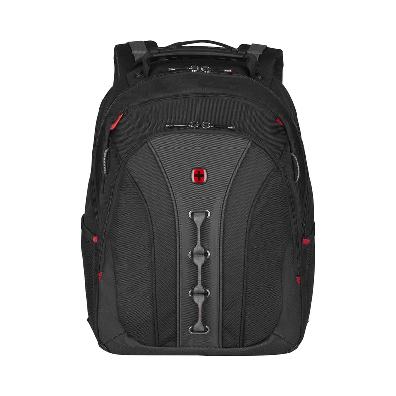 Wenger, Legacy 16 Inch Laptop Backpack,21 Liters Black / Grey, Swiss Designed-Blend of Style and Function