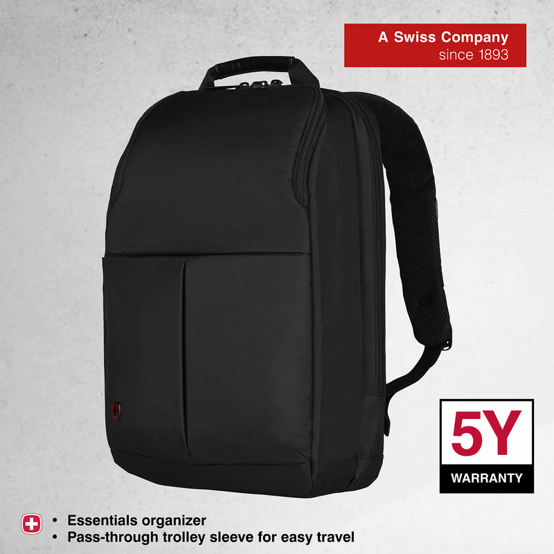 Wenger Reload 14'' Laptop Backpack (11 Litres) Swiss Designed Black