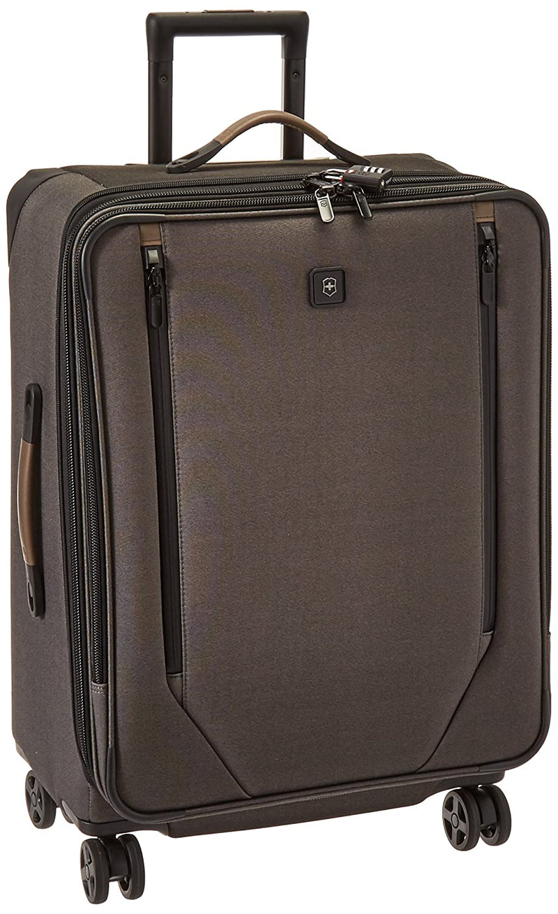 Victorinox Lexicon Dual-Caster Nylon Softside Check-in Medium Travel Trolley Suitcase Grey