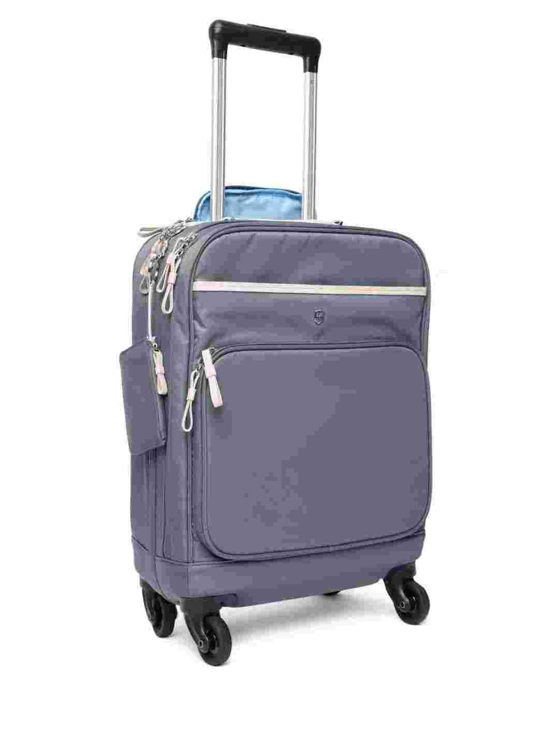 Victorinox Victoria Brilliance Softside Carry-On Travel Trolley Suitcase Grey