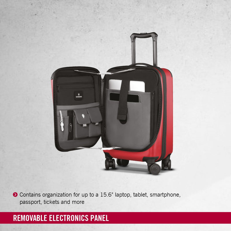 Victorinox Spectra 2.0 Hardside Expandable Compact Global Carry-on Travel Trolley Suitcase Red