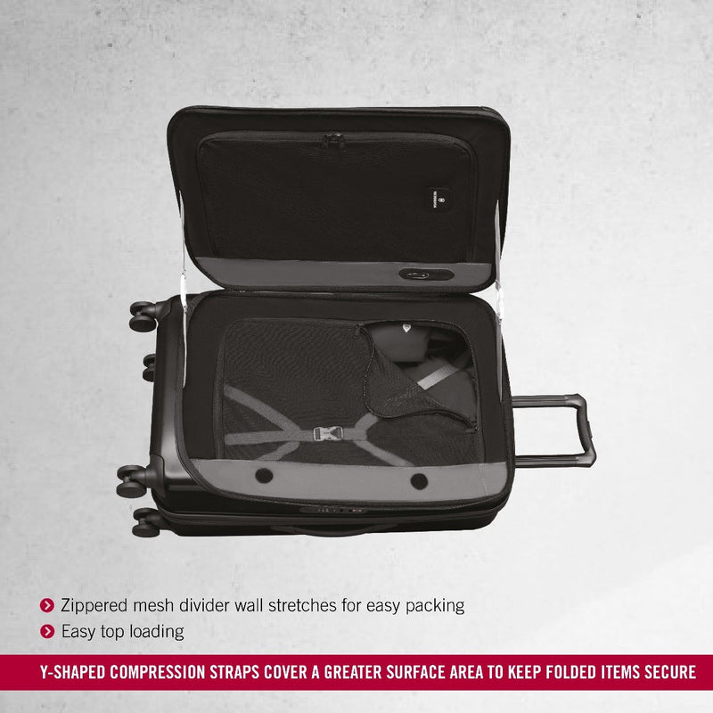 Victorinox Large Expandable Suitcase - Spectra 2.0 Black