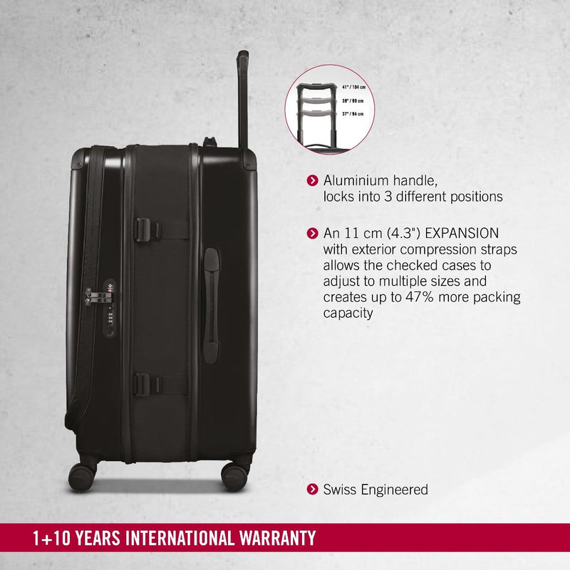 Victorinox Large Expandable Suitcase - Spectra 2.0 Black