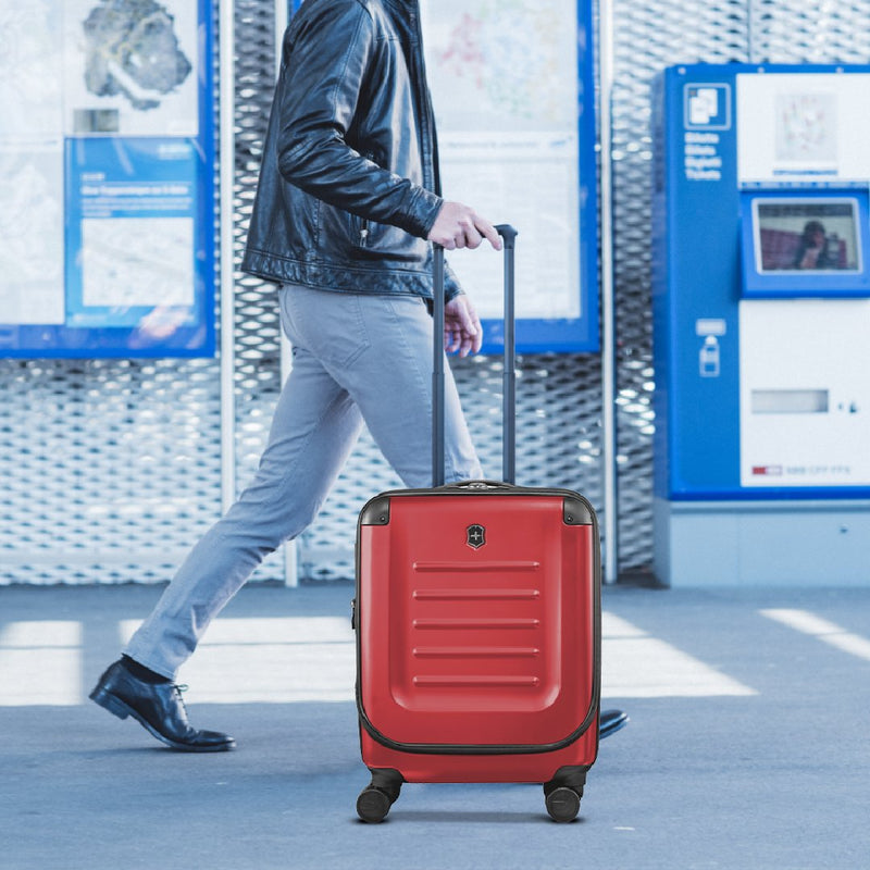 Victorinox Spectra 2.0 Hardside Expandable Global Carry-On Travel Trolley Suitcase Red