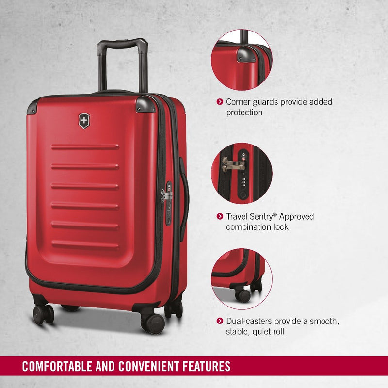 Victorinox Medium Expandable Suitcase - Spectra 2.0 Red