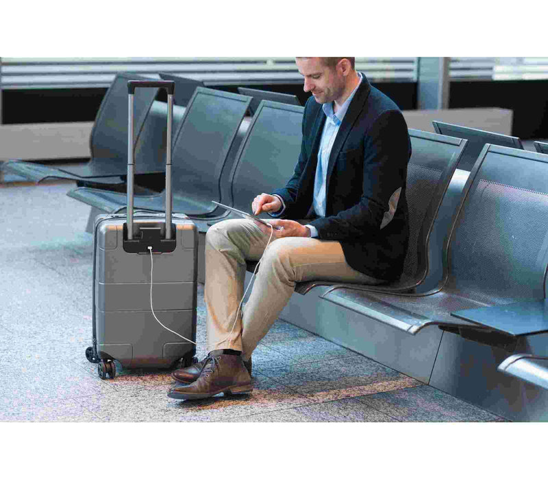Victorinox Lexicon Global Hard Side Carry-On Travel Trolley Suitcase Grey