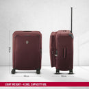 Victorinox Connex Softside Medium Expandable Travel Trolley Suitcase Burgundy