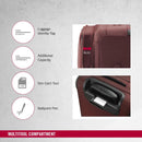 Victorinox Connex Softside Medium Expandable Travel Trolley Suitcase Burgundy