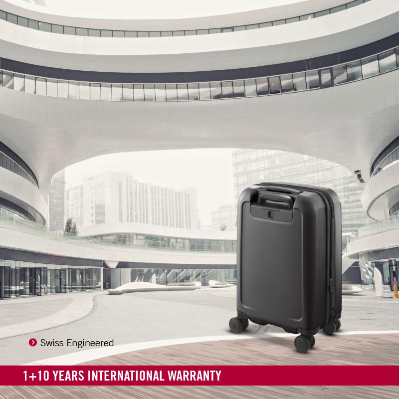 Victorinox Connex Hardside Frequent Flyer Carry-On Travel Trolley Suitcase Black