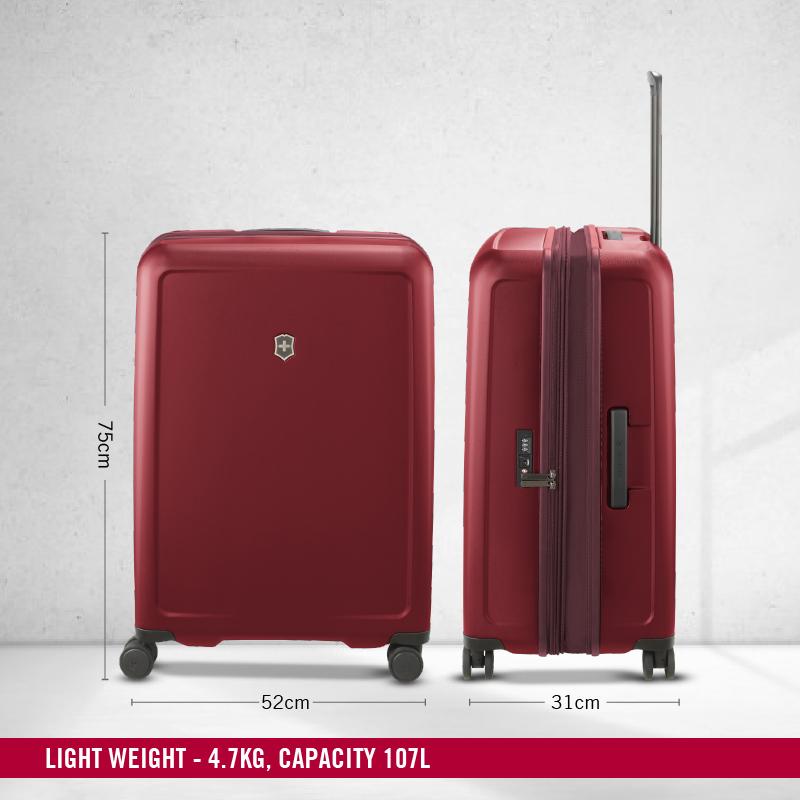 Victorinox Connex Hardside Large Travel Trolley Suitcase Red