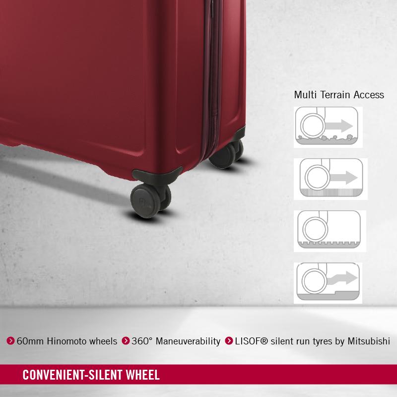 Victorinox Connex Hardside Large Travel Trolley Suitcase Red