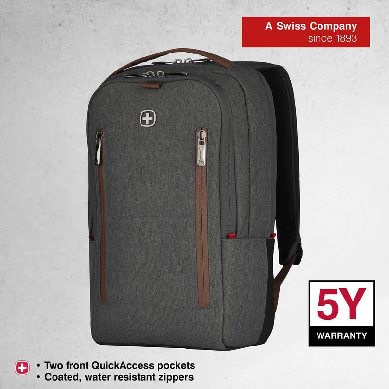 Wenger CITYUPGRADE 16'' Laptop Backpack  (4 Litres) Swiss Designed - Grey