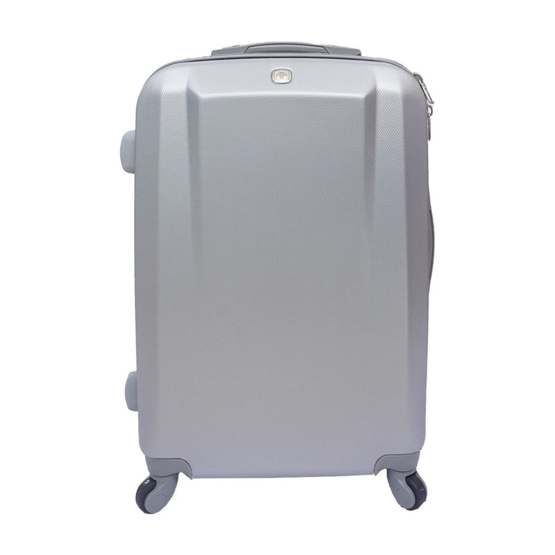 Swiss Gear 6072 Check-in Hardside Suitcase, 55 Litres, Silver, Swiss designed-blend of style function