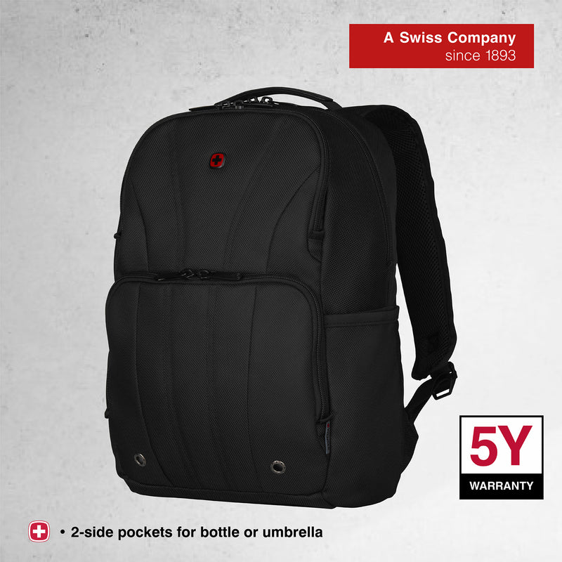 Wenger 12"/14" Laptop Backpack (18 Litres) Swiss Designed Black