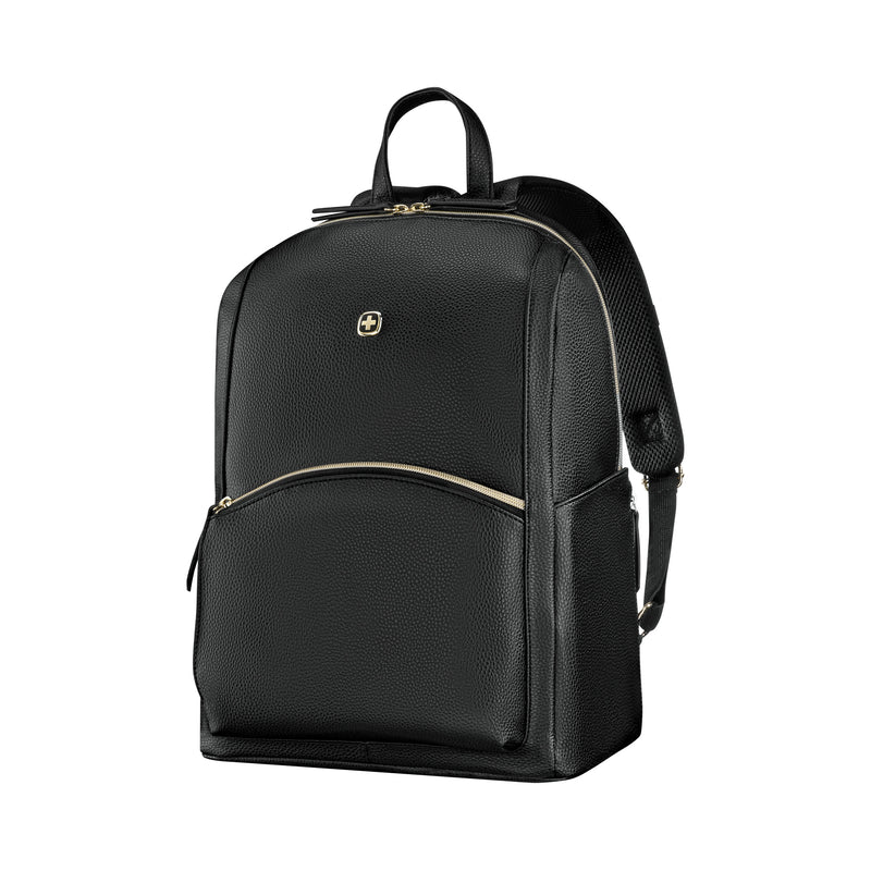 Wenger, LeaMarie Slim 14' Inch Laptop Backpack, 18 Liters Black Swiss Designed-Blend of Style and Function