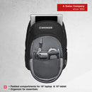Wenger MARS Laptop Backpack 16" laptop & 10" tablet in Black/Grey (26 Litre)-Swiss designed