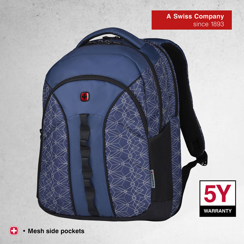 Wenger BTS Sun 14/16'' Laptop Backpack (27 Litres) Swiss Designed Navy Blue