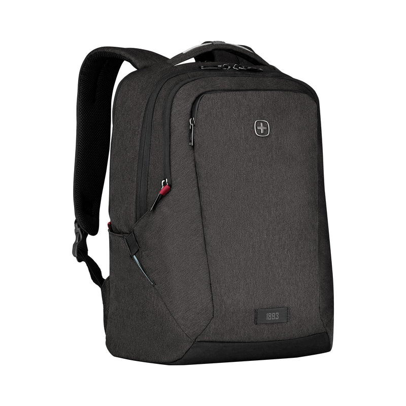 Wenger, MX Professional 16 Inch Backpack,21 Liters Heather Grey, Swiss Designed-Blend of Style and Function