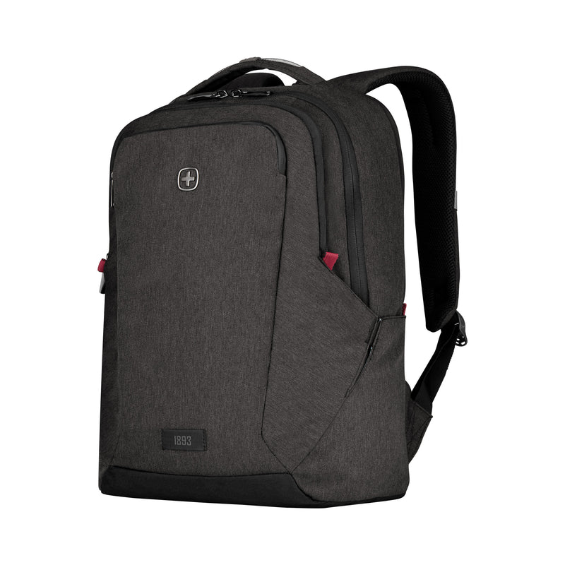 Wenger, MX Professional 16 Inch Backpack,21 Liters Heather Grey, Swiss Designed-Blend of Style and Function