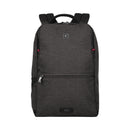 Wenger, MX Reload 14 Inch Backpack, 17 Liters Heather Grey Swiss Designed-Blend of Style and Function
