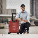 Victorinox Swiss Designed Spectra 3.0 Hardside Expandable Global Carry-On Travel Trolley Suitcase Red