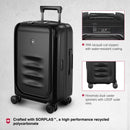 Victorinox Swiss Designed Spectra 3.0 Hardside Expandable Frequent Flyer Carry-On Travel Trolley Suitcase Black