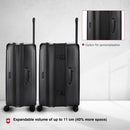 Victorinox Swiss Designed Spectra 3.0 Hardside Expandable Large Case Travel Trolley Suitcase Black