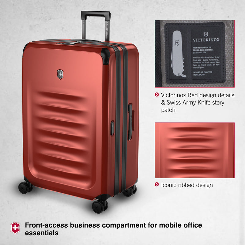 Victorinox Spectra 3.0 Hardside Expandable Large Case Travel Trolley Suitcase Red