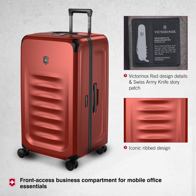 Victorinox Spectra 3.0 Hardside Trunk Large Case Travel Trolley Suitcase Red