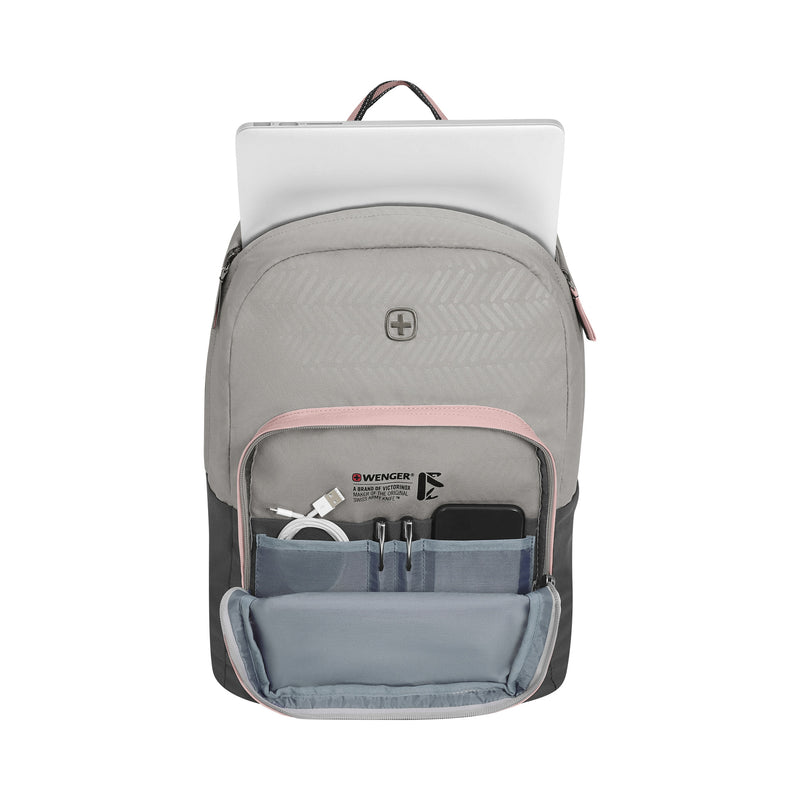 Wenger NEXT22, Crango 16 inches Laptop Backpack, 27 Liters Pink Swiss Designed-Blend of Style and Function