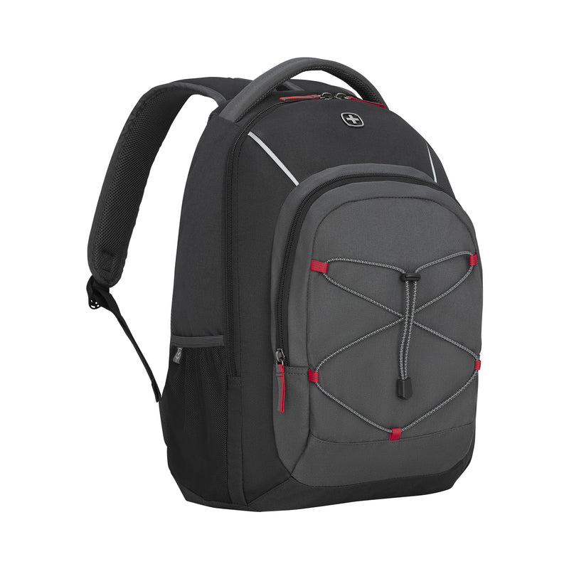 Wenger NEXT22, Mars 16 inches Laptop Backpack, 26 Liters Black Swiss Designed-Blend of Style and Function