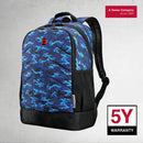 Wenger Quadma ML 16" Laptop Backpack  (22 Litres)-Swiss designed-Blue Camo
