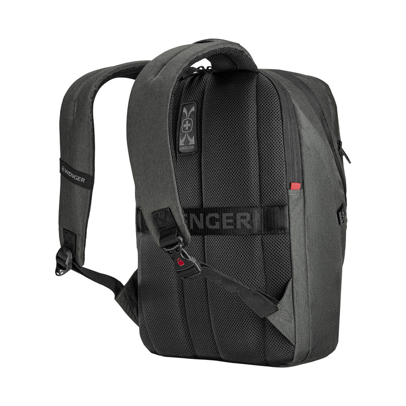 Wenger, MX ECO Light, 16 Inch Laptop Backpack, 20 Liters Charcoal, Swiss Designed-Blend of Style and Function