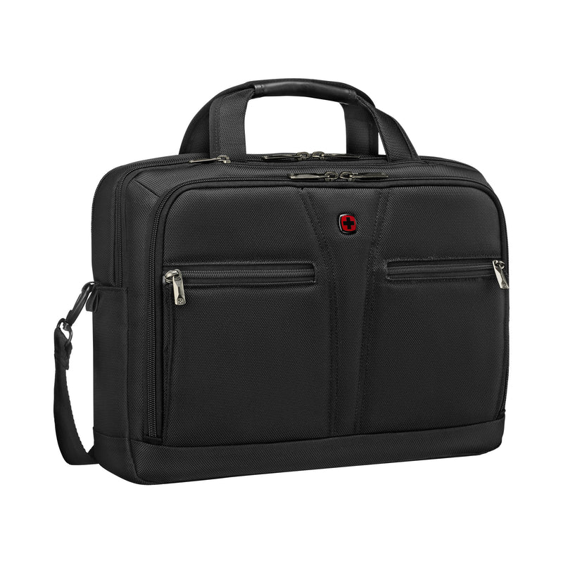 Wenger, BC Pro, 14 - 16 Inch Laptop Briefcase, 11 Liters Black Swiss Designed-Blend of Style and Function