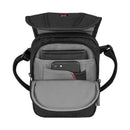 Wenger, BC High Flapover, Flapover Crossbody Bag, Black Swiss Designed-Blend of Style and Function
