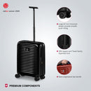 Victorinox Swiss Designed Airox Global Hardside Cabin Luggage, 33 litres, Black