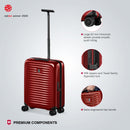Victorinox Swiss Designed Airox Global Hardside Cabin Luggage, 33 litres, Victorinox Red