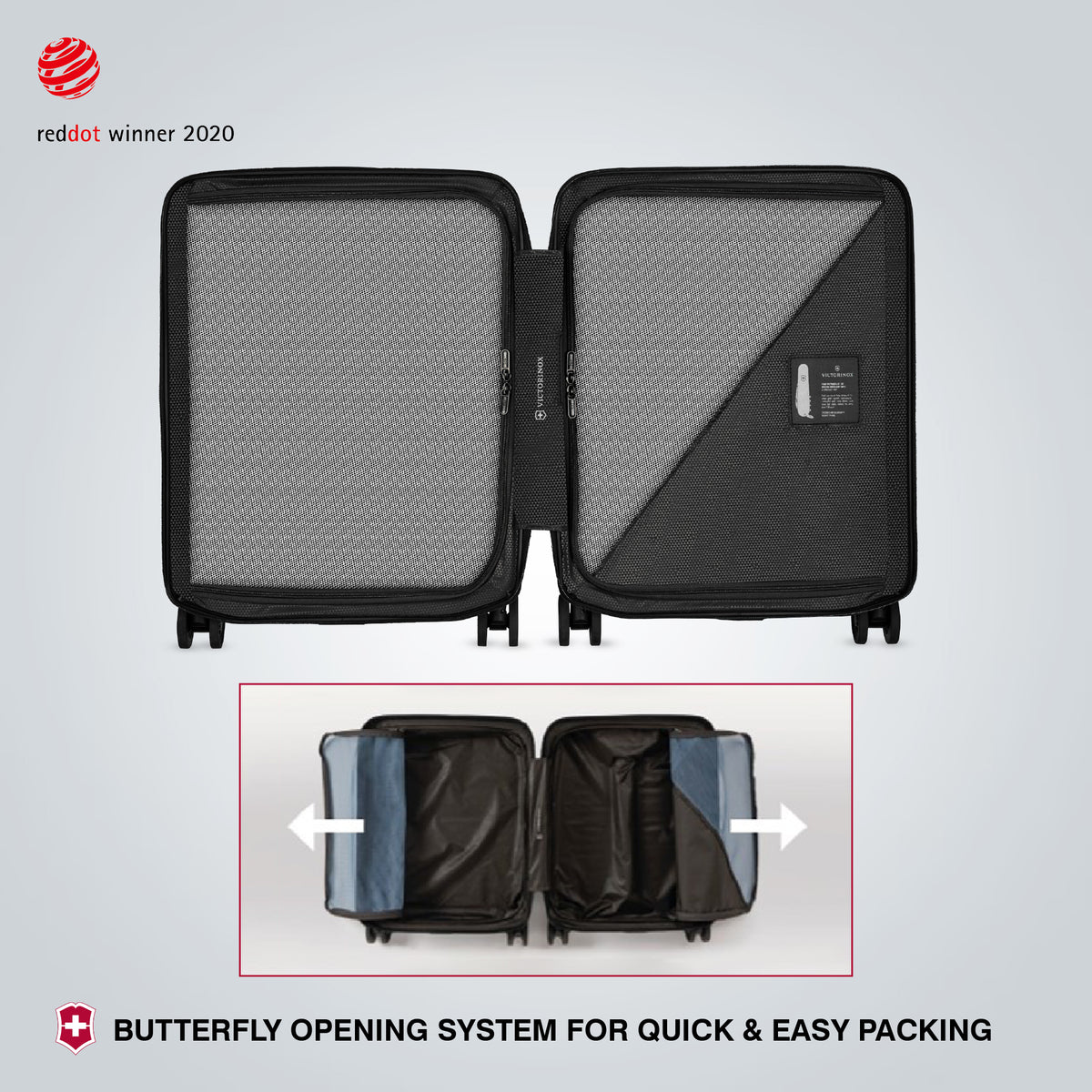 Victorinox Swiss Designed Airox Global Hardside Cabin Luggage 33 litr