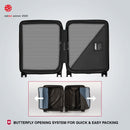 Victorinox Swiss Designed Airox Global Hardside Cabin Luggage, 33 litres, Silver