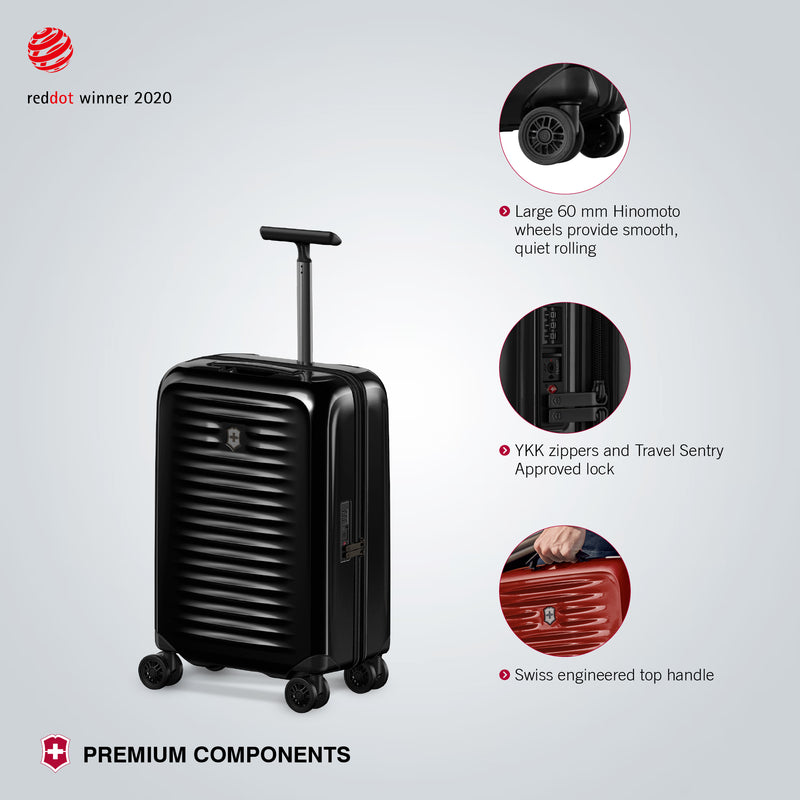 Victorinox, Airox Frequent Flyer Hardside Cabin Luggage, 34 litres, Black