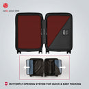 Victorinox Swiss Designed Airox Frequent Flyer Hardside Cabin Luggage, 34 litres, Victorinox Red