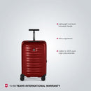 Victorinox Swiss Designed Airox Frequent Flyer Hardside Cabin Luggage, 34 litres, Victorinox Red